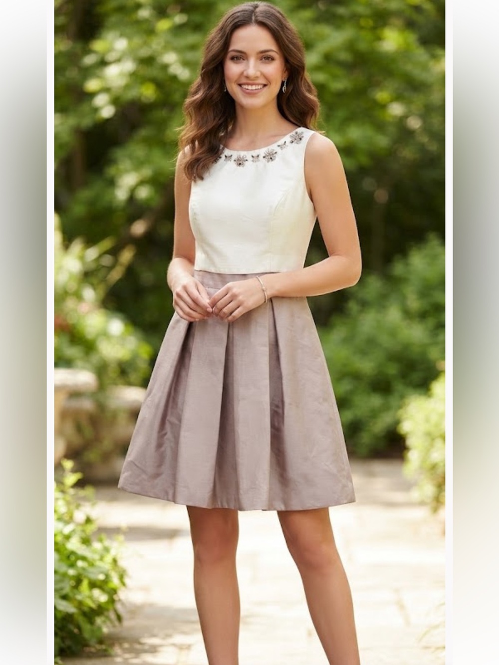 Jessica Simpson Dress  Ivory Bodice